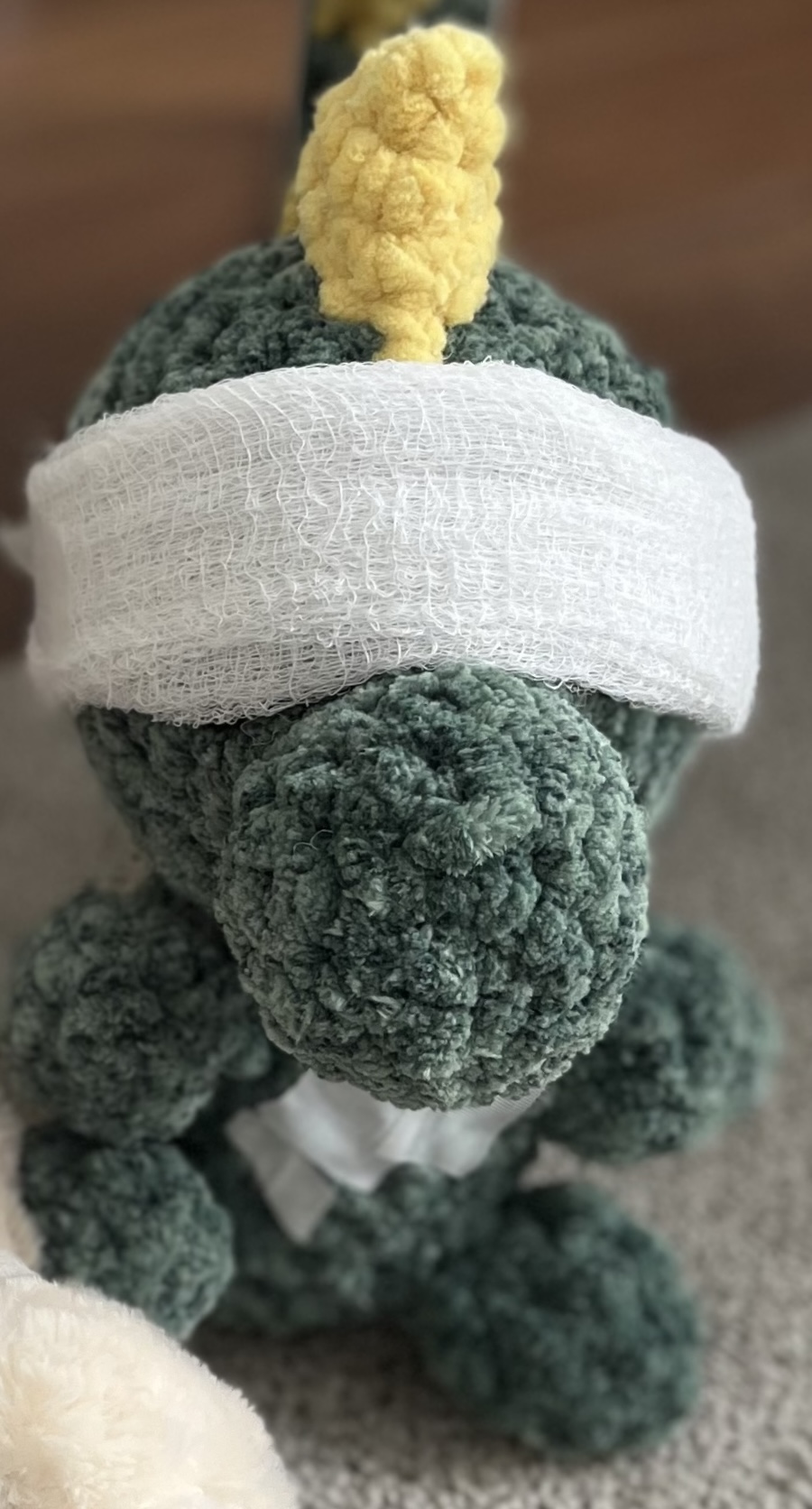 The original dinosaur plushie